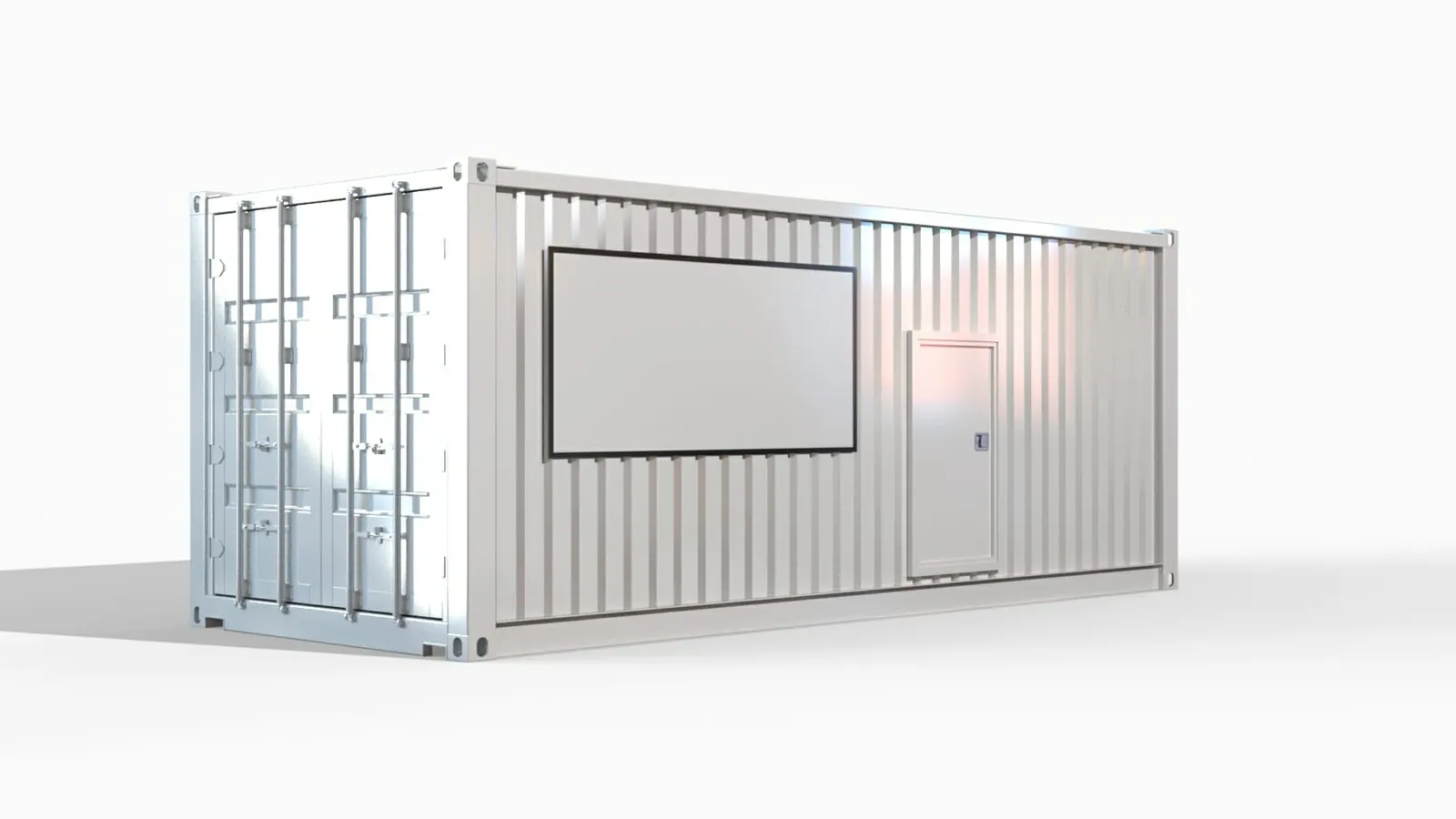Containeraggregat mit 1.000 kVA Leistung für die mobile Stromversorgung